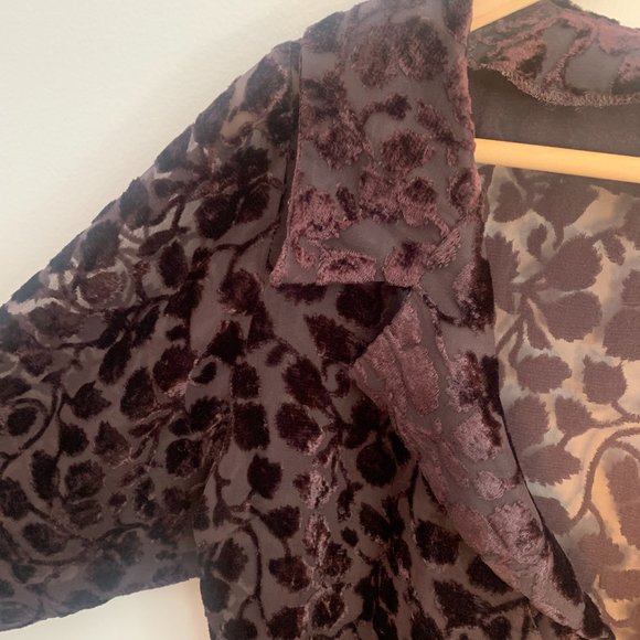 Leafy Sheer Cover Up - Picture 2 of 6